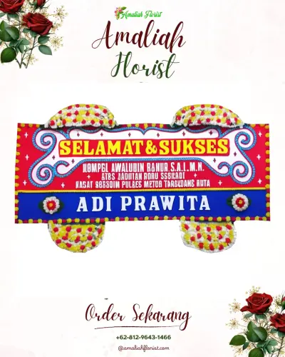 Karangan Bunga Ucapan Selamat di Ambokembang