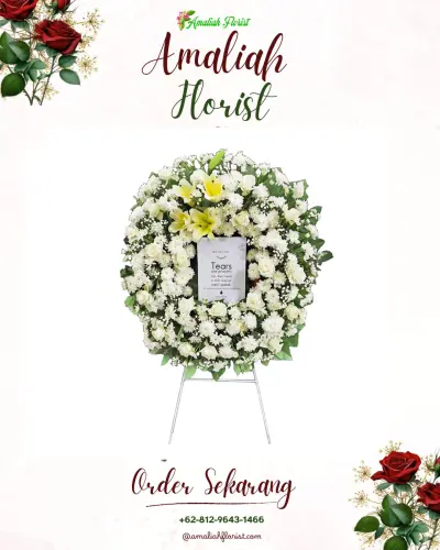 Krans Bunga Duka Cita di Ambokembang